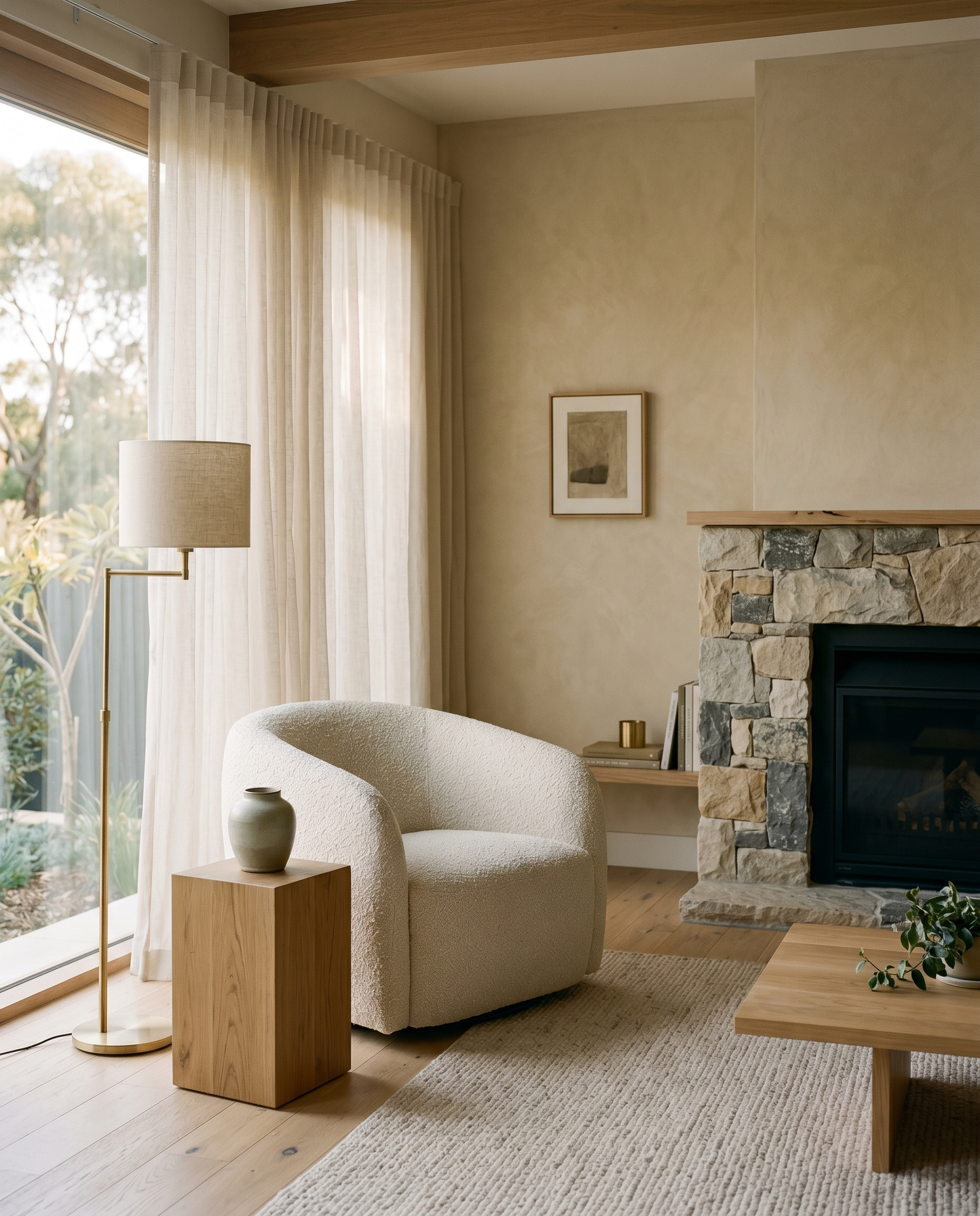 Refined interior living space